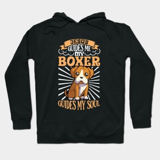 Jesus and my Boxer Hoodie